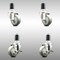 Service Caster 3.5 Inch 316SS Gray Poly Swivel 1-5/8 Inch Expanding Stem Caster Brake, 2PK SCC-SS316EX20S3514-PPUB-2-TLB-2-158 - alternate 1